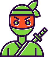 Ninja vector icoon ontwerp