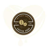 koffie logo - vector illustratie, embleem reeks ontwerp Aan zwart achtergrond.