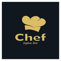 professioneel logo chef of keuken chef hoed.voor zakelijk, thuis koken, en restaurant chef-kok.bakkerij, vector