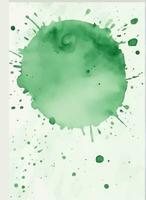 groene aquarel achtergrond vector