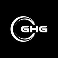 ghg logo ontwerp, inspiratie voor een uniek identiteit. modern elegantie en creatief ontwerp. watermerk uw succes met de opvallend deze logo. vector