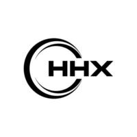 hhx logo ontwerp, inspiratie voor een uniek identiteit. modern elegantie en creatief ontwerp. watermerk uw succes met de opvallend deze logo. vector