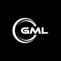 gml logo ontwerp, inspiratie voor een uniek identiteit. modern elegantie en creatief ontwerp. watermerk uw succes met de opvallend deze logo. vector