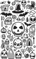 halloween tekenfilm kleur illustratie kind kinderen vector beeld