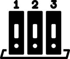 solide icoon voor systematisch vector