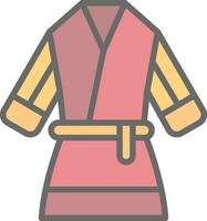 kimono vector icoon ontwerp