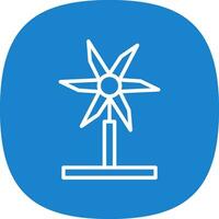 wind turbine vector icoon ontwerp