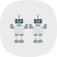 robot vector icoon ontwerp