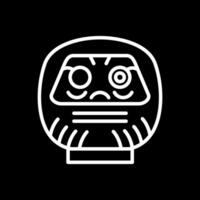 Daruma vector icoon ontwerp