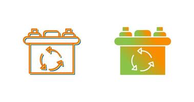 batterij vector pictogram