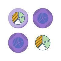 cirkeldiagram vector pictogram