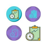 deadline vector pictogram