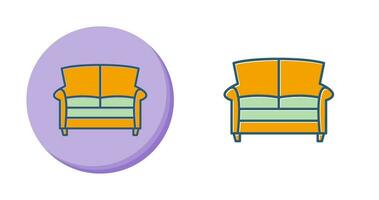 dubbele sofa vector icoon