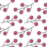 lychee fruit naadloze bloemmotief voor achtergrond, textiel, print vector