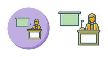 conferentie vector pictogram