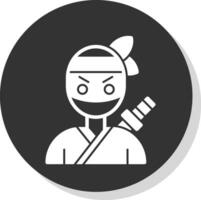Ninja vector icoon ontwerp