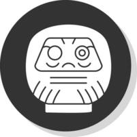 Daruma vector icoon ontwerp