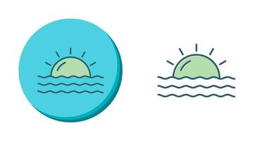 zonsondergang vector pictogram