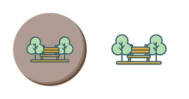 park vector pictogram