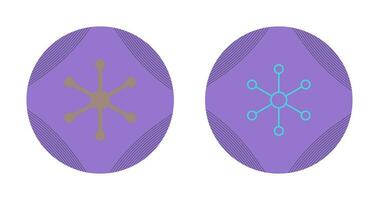 moleculair structuur vector icoon