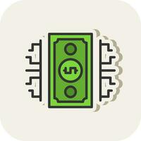 digitaal geld vector icoon ontwerp