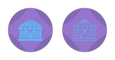 circus tent vector icoon