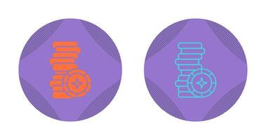 poker chips vector icoon