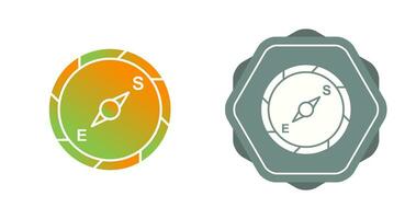 kompas vector pictogram