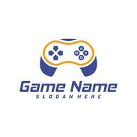 gamepad logo ontwerp vector. creatief bedieningshendel logo ontwerp sjabloon concept vector