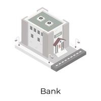 stadsbankgebouw vector