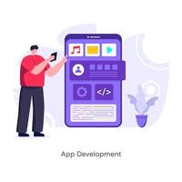 app-ontwikkelingssoftware vector