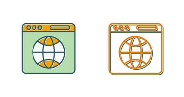 browser vector pictogram