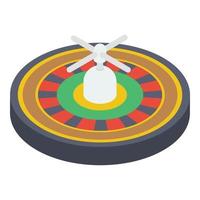 casino roulette wiel vector