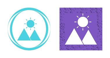 zonnig weer vector pictogram