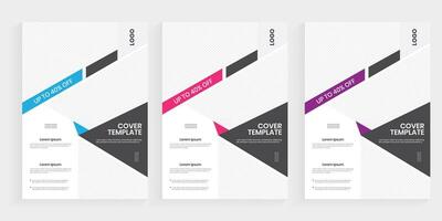 Hoes brochure sjabloon folder ontwerp vector achtergrond