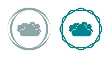 bewolkt weer vector icoon