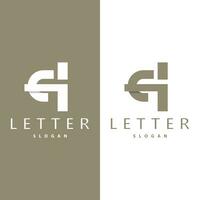 minimaal eerste gh brief logo, modern en luxe icoon vector sjabloon element