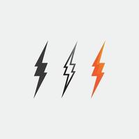 flits elektrisch vector bliksem pictogram logo en symbolen ontwerp en illustratie