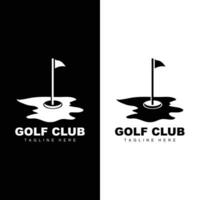 golf team sport logo ontwerp toernooi illustratie symbool sjabloon vector