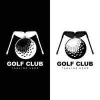 golf team sport logo ontwerp toernooi illustratie symbool sjabloon vector