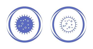 bacterie in glijbaan vector icoon