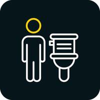 toilet vector icoon ontwerp