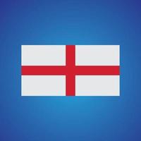 engeland vlag pictogram logo vector illustratie ontwerp