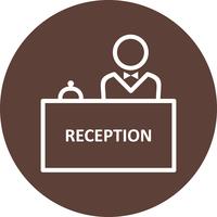 Receptie Vector pictogram