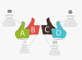 infographic sjablonen voor zakelijke vectorillustratie. vector