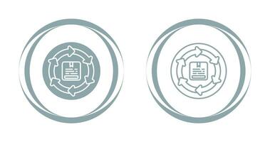 orderverwerking vector pictogram