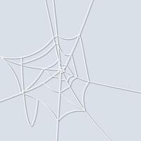 halloween ontwerp sjabloon met spinneweb. gelukkig halloween. truc of traktatie. halloween groet kaart ontwerp. vector illustratie.