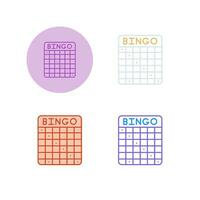 bingo vector icoon