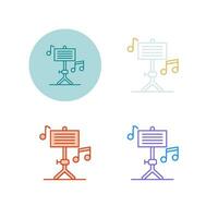 muziek- onderwijs vector icoon