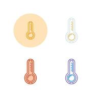 thermometer vector pictogram